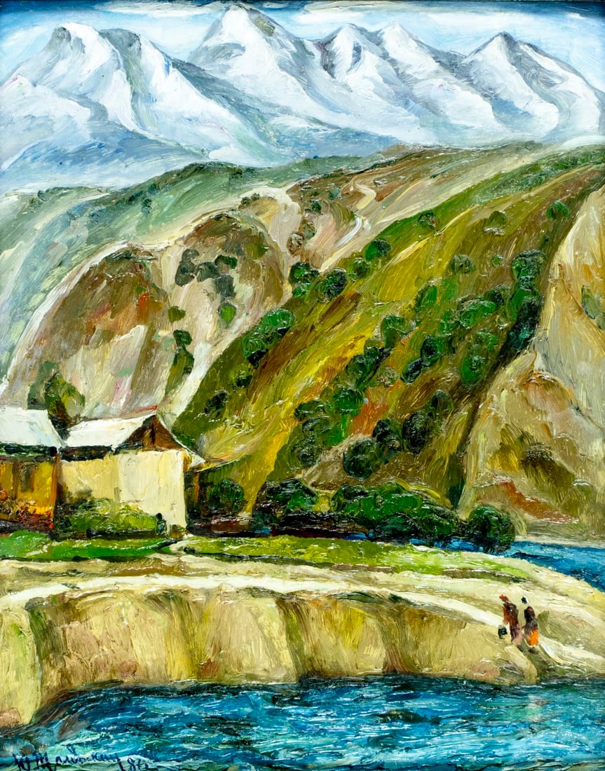 Yuri Taldykin (Uzbek,1932-2002) oil painting (1 of 16)
