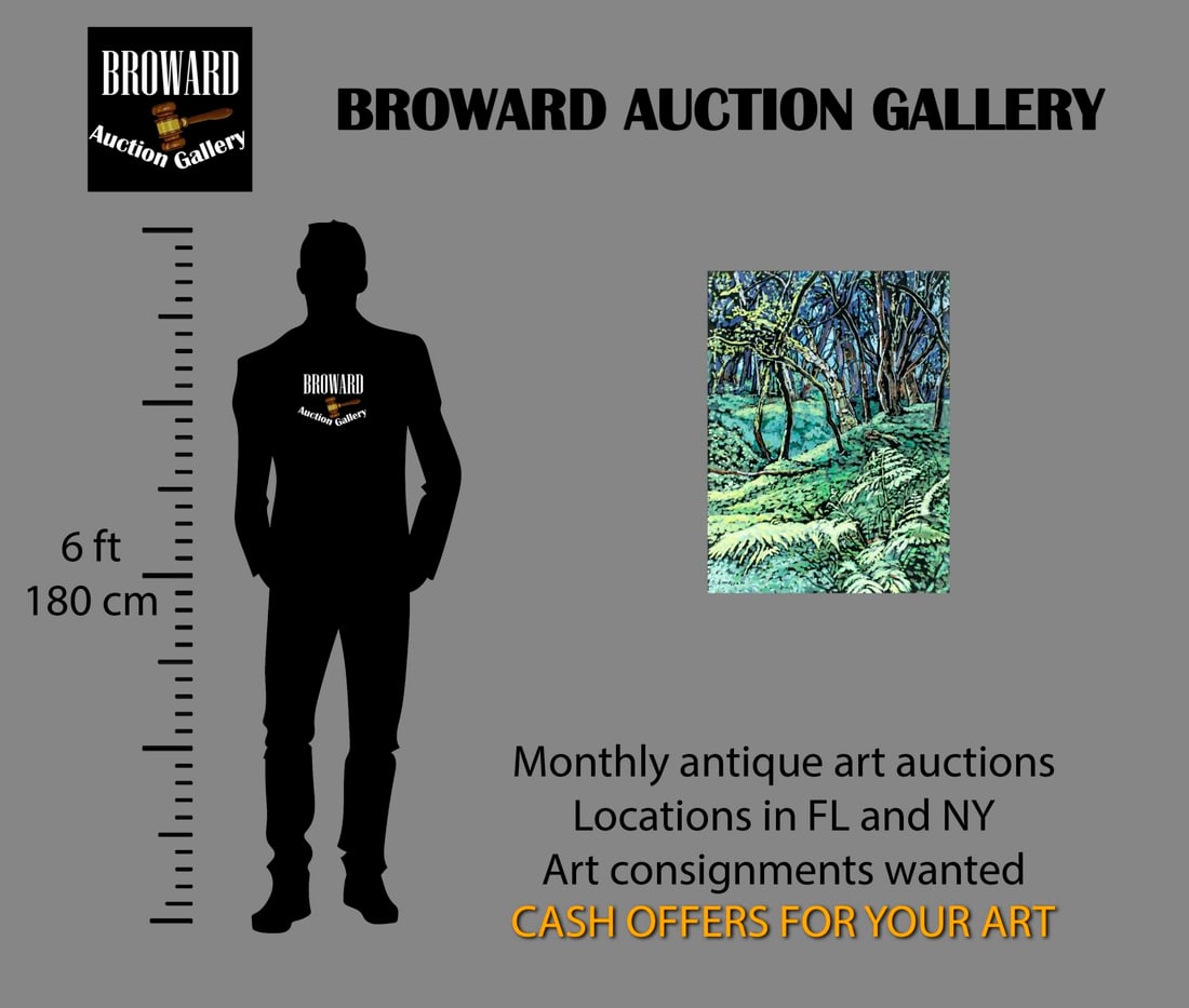 Evelyn Metzger (NY,Brazil,1911-2007) oil painting - 2