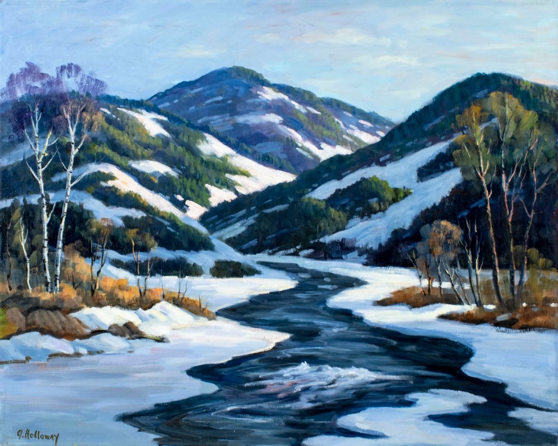 George Holloway (NJ,20C) oil painting (1 of 11)