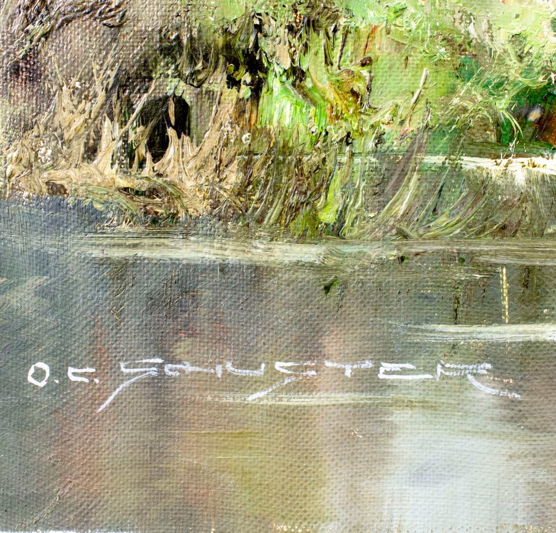 Otto Schuster (German,1924-?) oil painting - 4