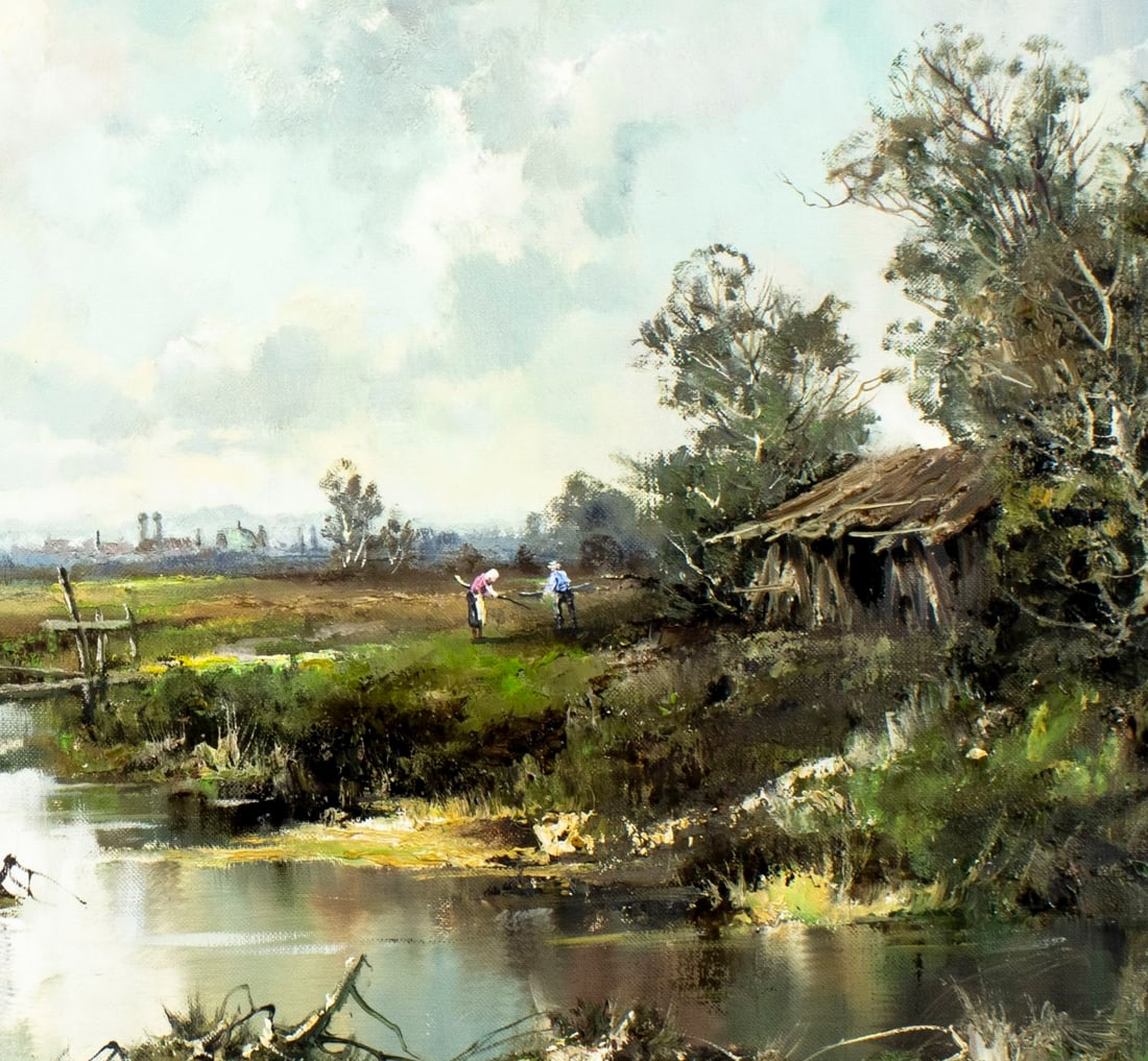 Otto Schuster (German,1924-?) oil painting - 7