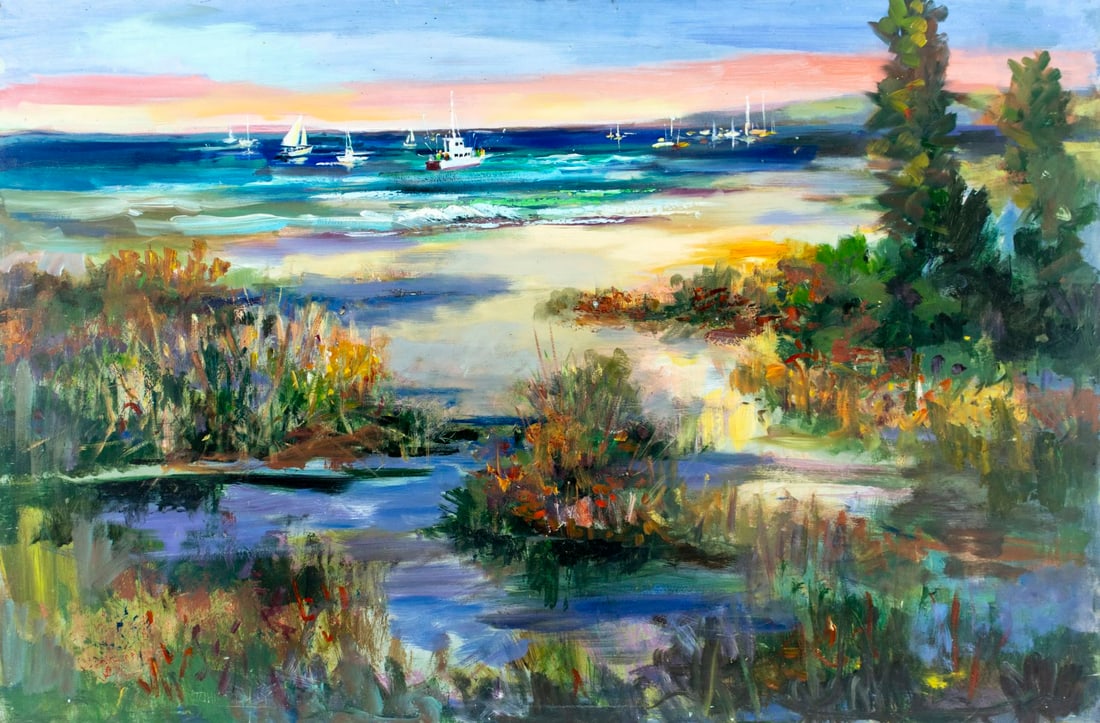 John Reilly (NY,NJ,1942-2021) oil painting (1 of 12)