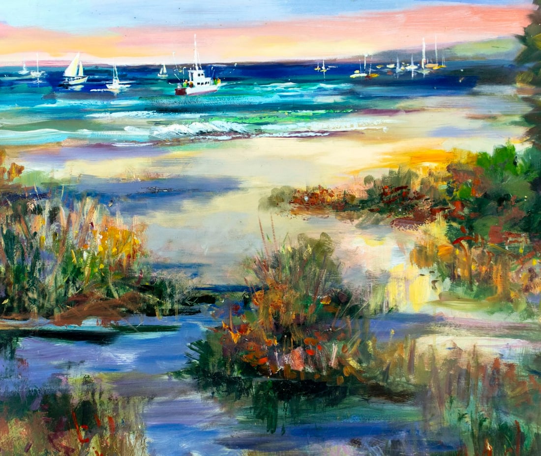 John Reilly (NY,NJ,1942-2021) oil painting - 5