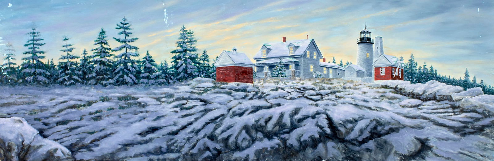 Glen Fortune Banse (NJ,1948-2018) oil painting (1 of 12)