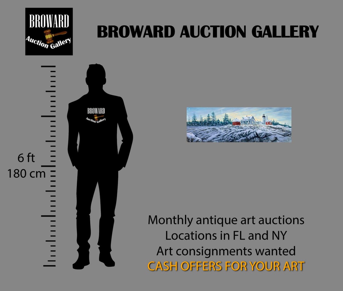 Glen Fortune Banse (NJ,1948-2018) oil painting - 2