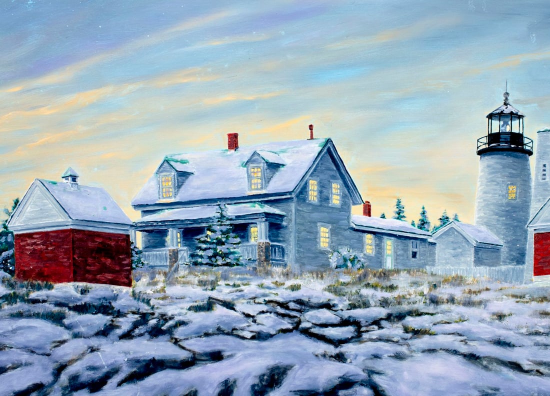 Glen Fortune Banse (NJ,1948-2018) oil painting - 7