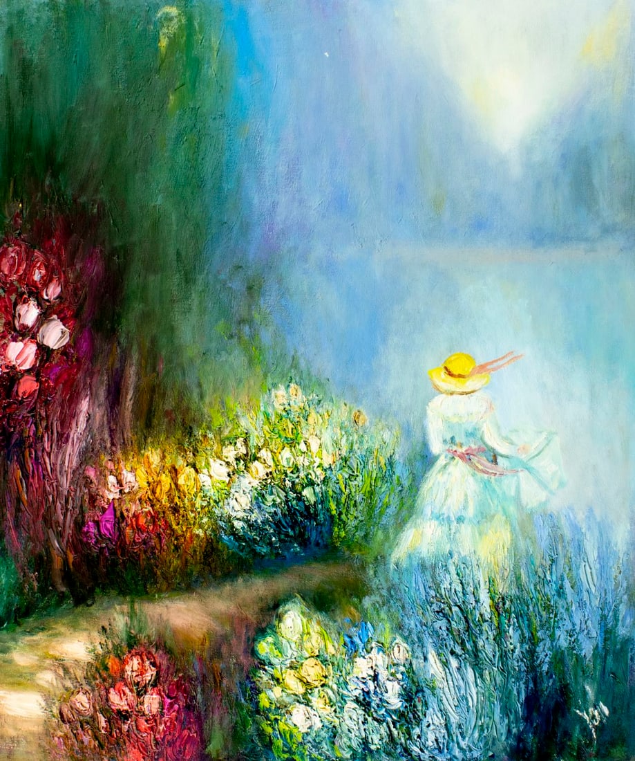 Yolanda Razzeto (Peru,1948-?) oil painting (1 of 13)