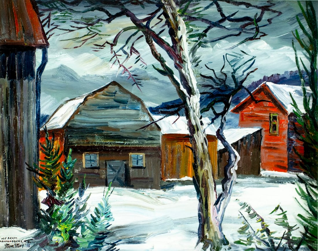 Stephen Story (NY,1915-1988) oil painting (1 of 16)