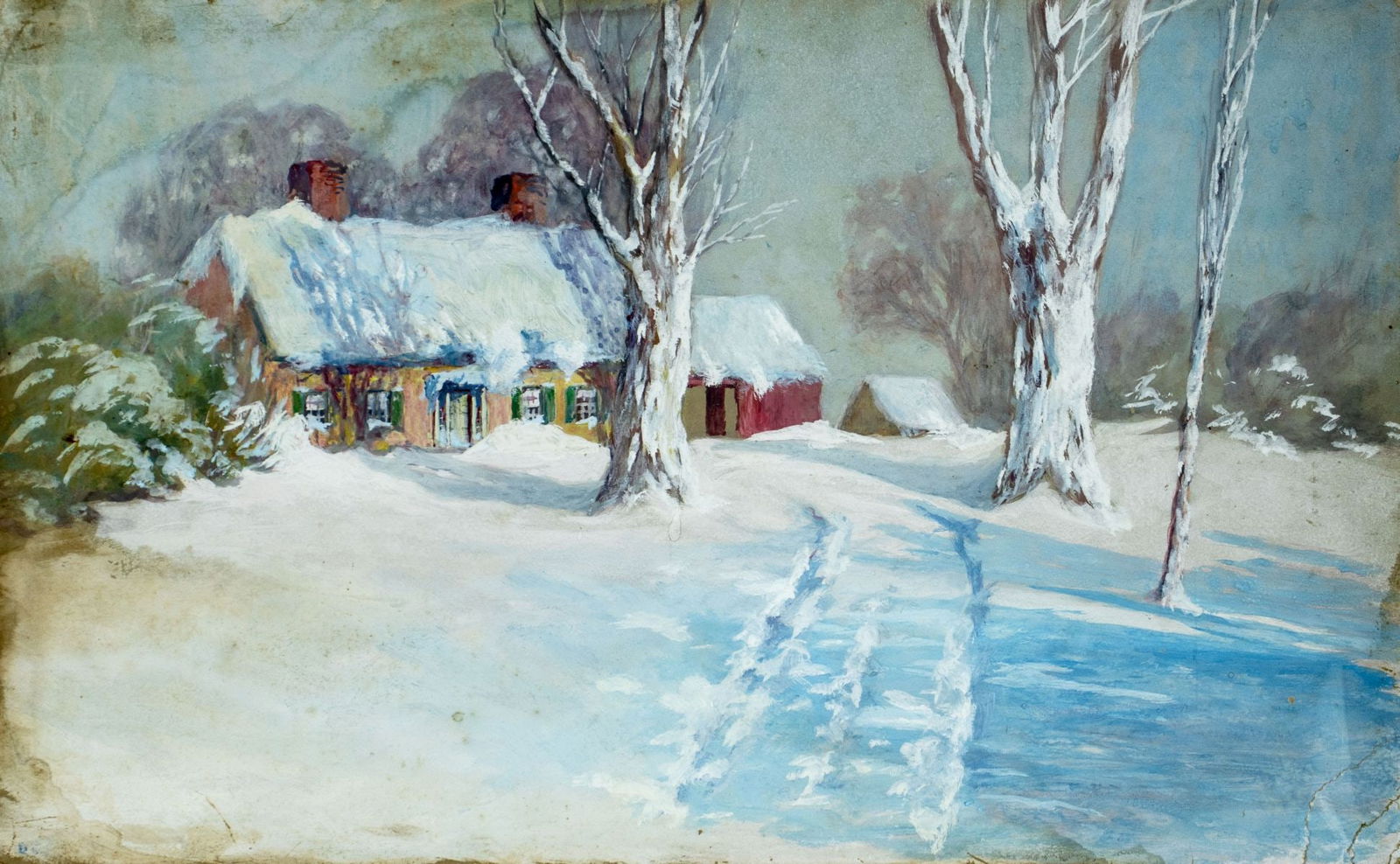 E Winchester Kingsbury (US,early 20C) oil painting (1 of 12)