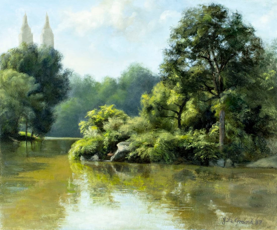 John LeGrand (NY,1921-2005) oil painting (1 of 12)