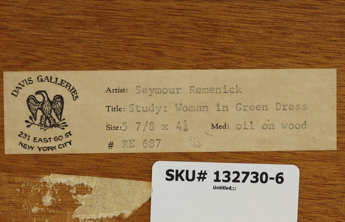 Seymour Remenick (PA,MI,1923-1999) oil painting - 10