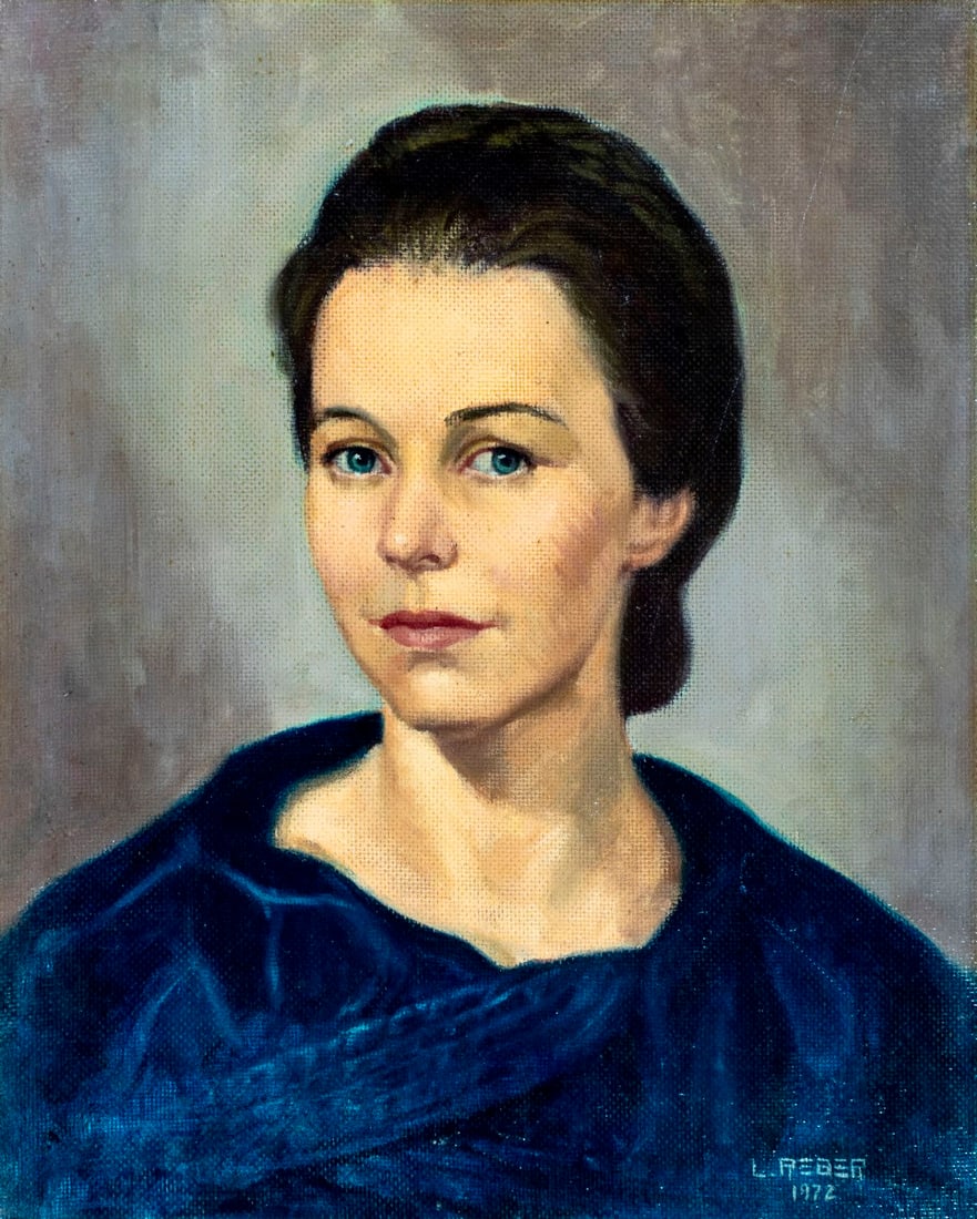 Anne Lindsey Reber (US,20C) oil painting (1 of 13)