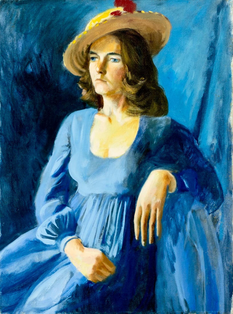 Robert Angeloch (NY,1922-2011) oil painting (1 of 11)