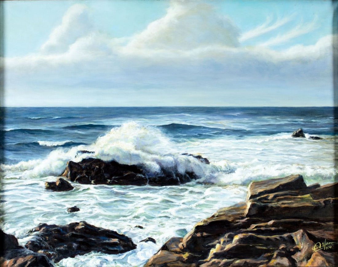 Alexander Yaron (NY,1910-1991) oil painting (1 of 12)