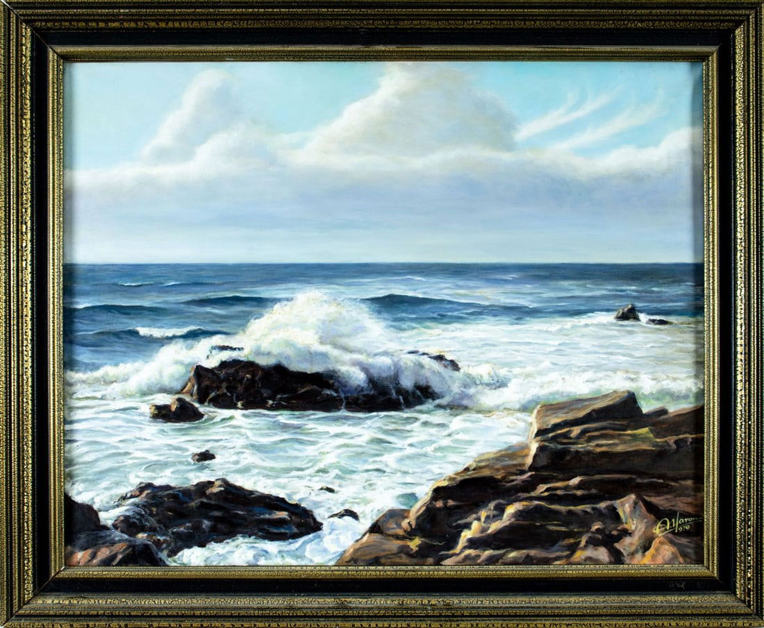 Alexander Yaron (NY,1910-1991) oil painting - 3