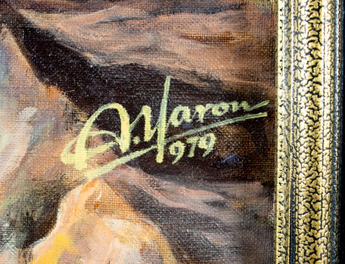 Alexander Yaron (NY,1910-1991) oil painting - 4