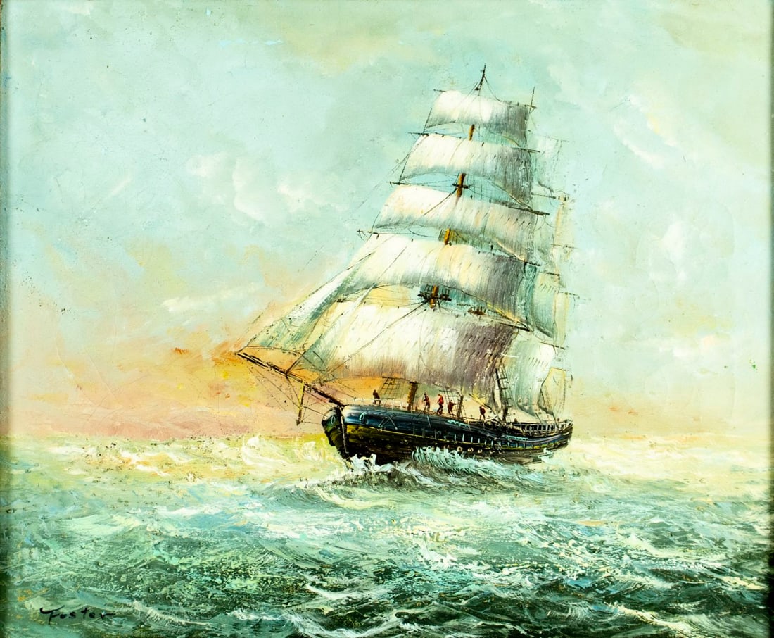 Foster (US,20C) oil painting (1 of 12)