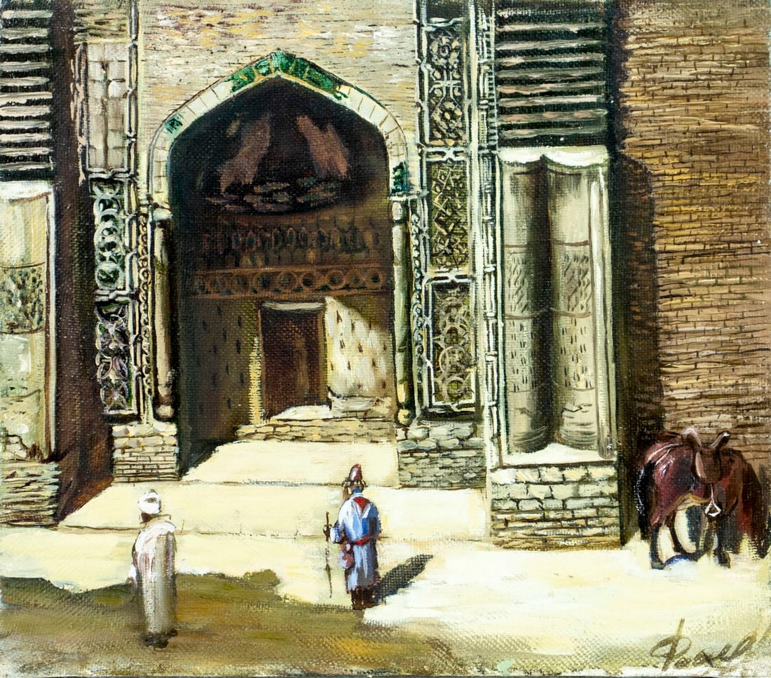 Bakhtier Juraevich Rasulov (Uzbek,b 1965) oil painting (1 of 14)