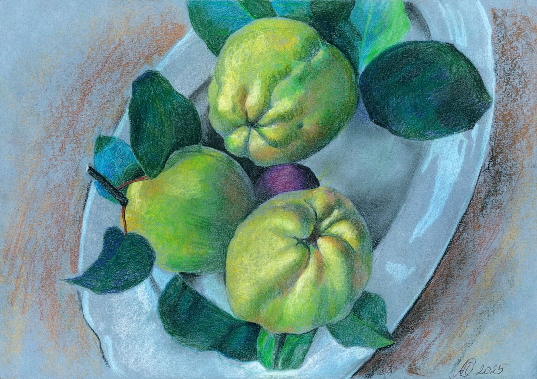 Julia Abramova (Ukraine,20/21C) pastel painting (1 of 12)