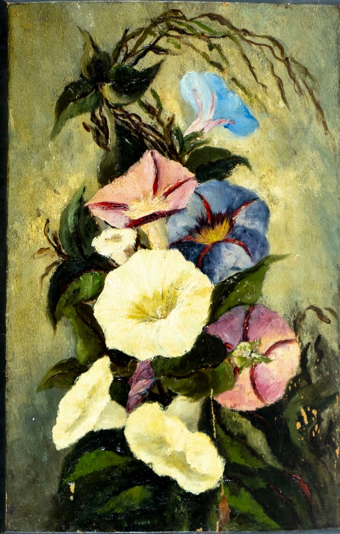 Antique early 20C American oil painting - 3