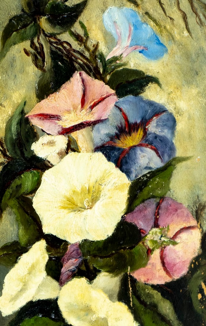 Antique early 20C American oil painting - 4