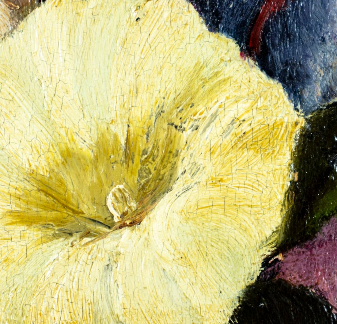 Antique early 20C American oil painting - 7