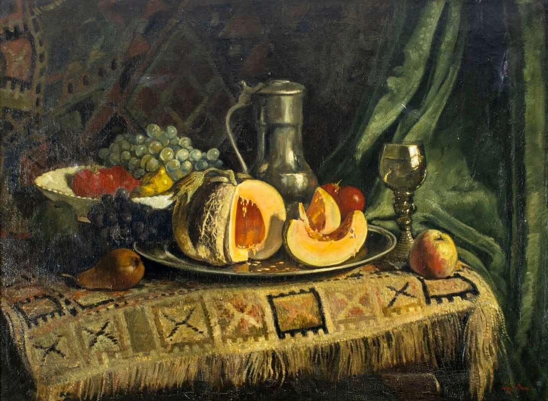 Louis Bron (Dutch,Swiss,1884-1959) oil painting (1 of 14)