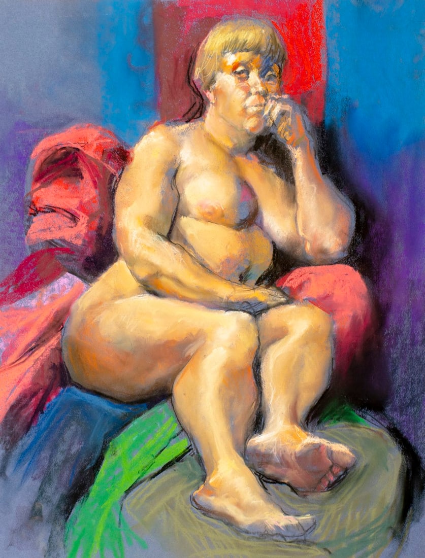 Karl Foster (PA,b 1933) pastel painting (1 of 11)