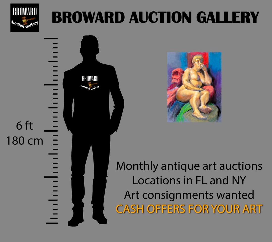 Karl Foster (PA,b 1933) pastel painting - 2