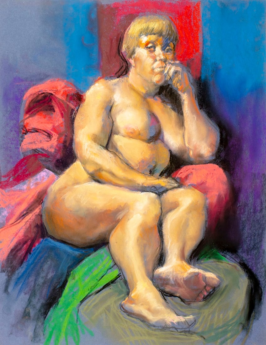 Karl Foster (PA,b 1933) pastel painting - 3