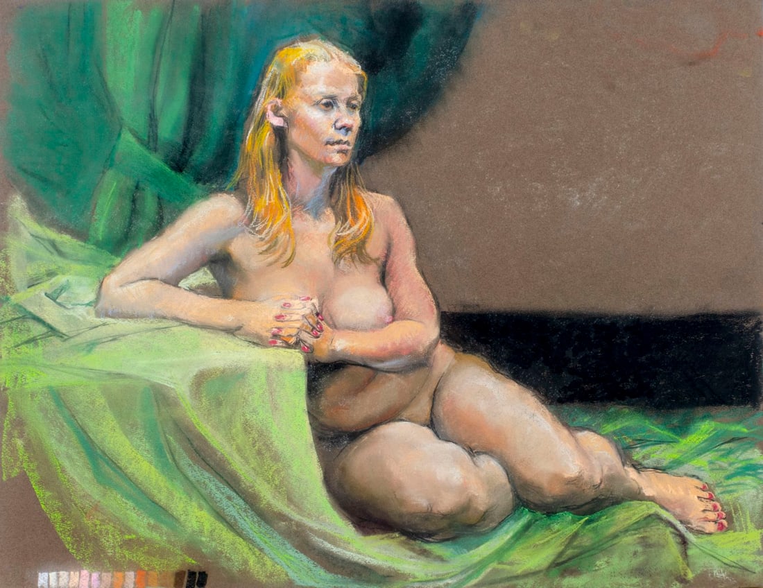 Karl Foster (PA,b 1933) pastel painting (1 of 11)