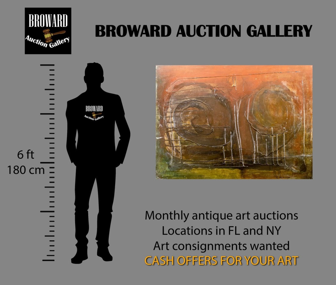 Pios Rodaman (FL,Brazil,b 1953) mixed media painting - 2