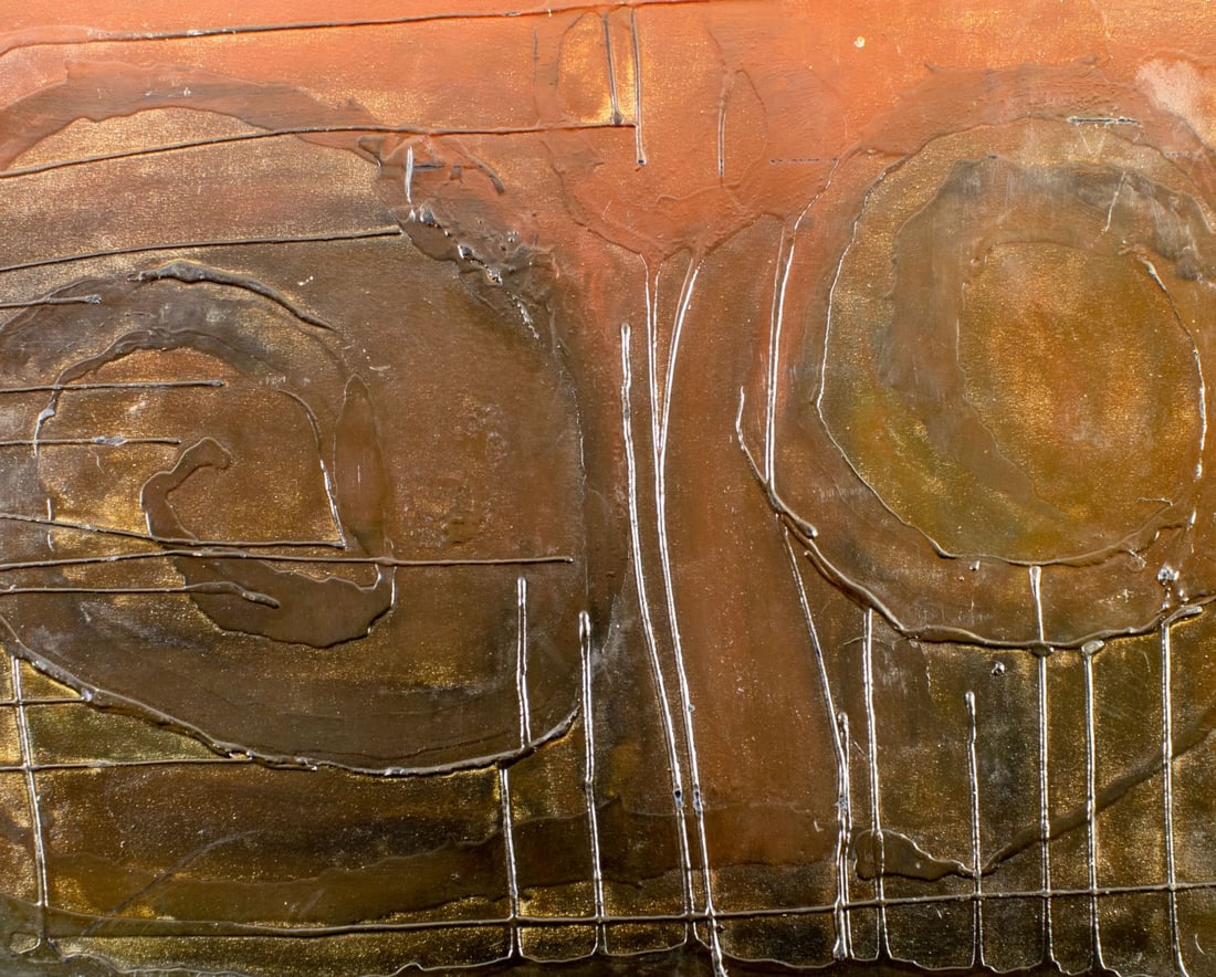 Pios Rodaman (FL,Brazil,b 1953) mixed media painting - 5