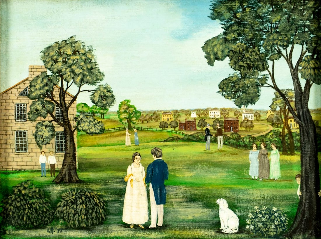 Lew Hudnall (US,20C) oil painting (1 of 12)