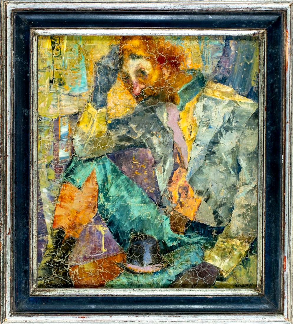 George Russin (FL,1910-2010) oil painting - 3