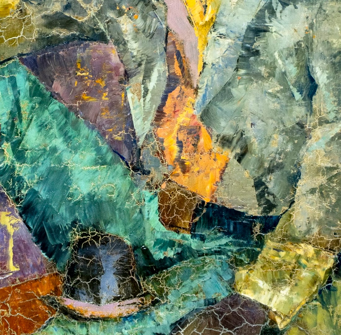 George Russin (FL,1910-2010) oil painting - 7