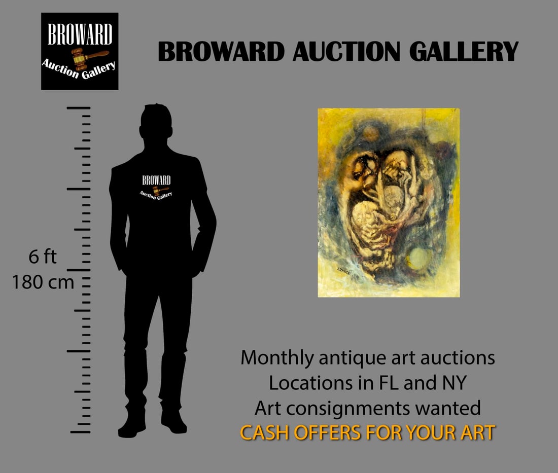 Joye Zarick (CT,IN,1923-1990) oil painting - 2