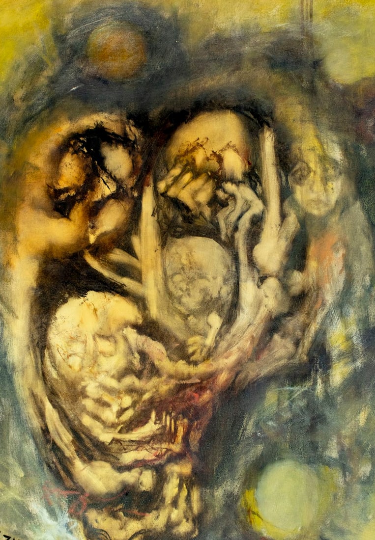 Joye Zarick (CT,IN,1923-1990) oil painting - 5