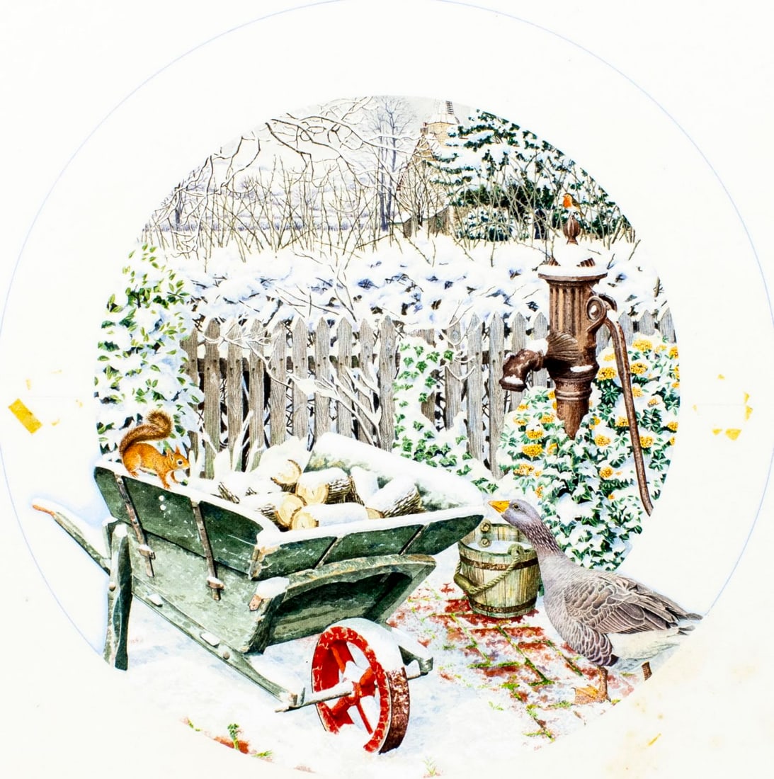 David Hurrell (US,20C) watercolor painting (1 of 14)