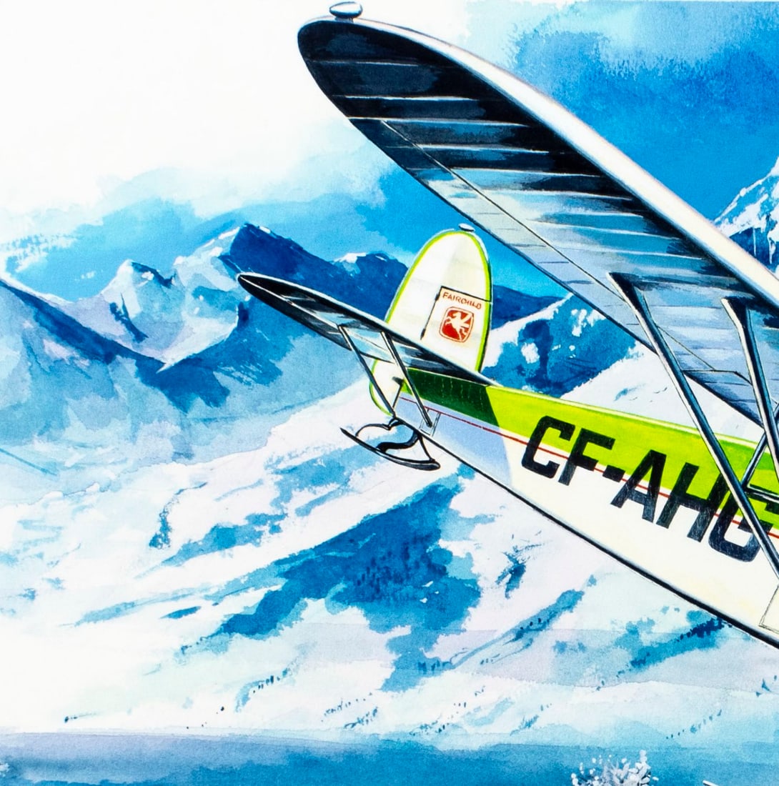 Charles Knotek (US,1933-2008) watercolor painting - 6