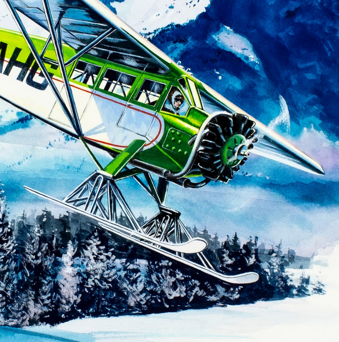 Charles Knotek (US,1933-2008) watercolor painting - 7