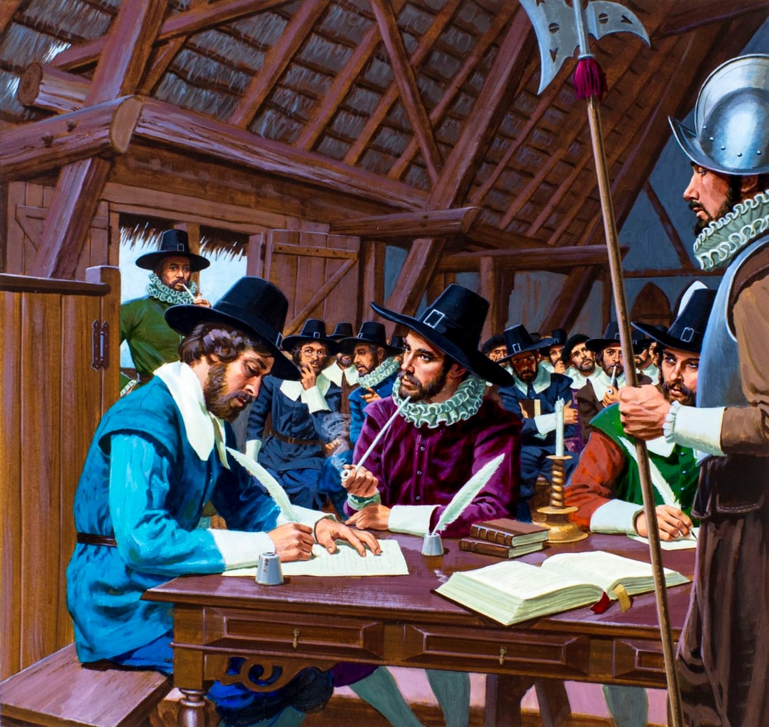 Edward Vebell (IL,1921-2018) gouache painting (1 of 12)