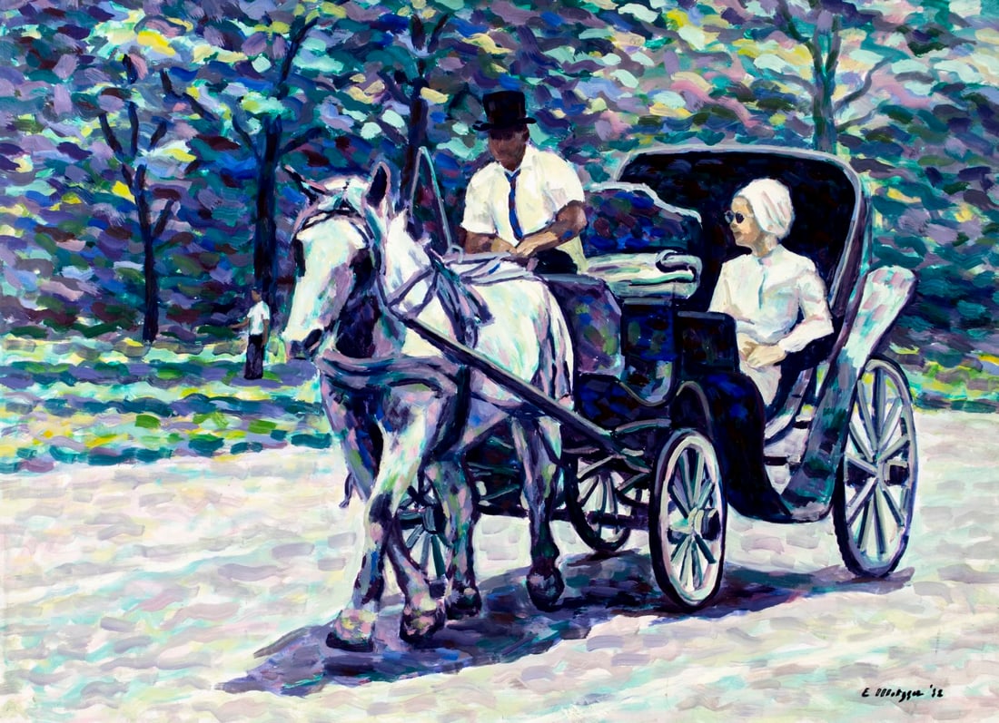 Evelyn Metzger (NY,Brazil,1911-2007) oil painting (1 of 16)