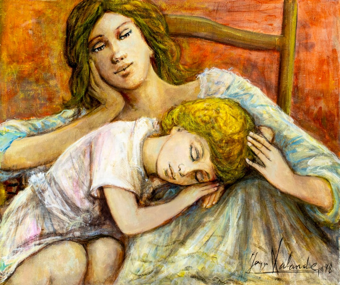 Jacques Lalande (French,1921-2003) oil painting (1 of 13)