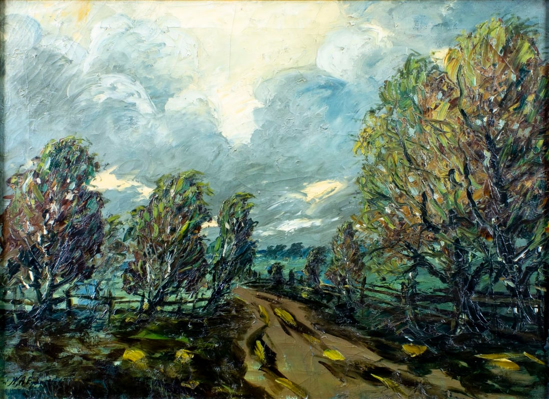 William Eyden Jr (IN,NY,1893-1982) oil painting (1 of 14)