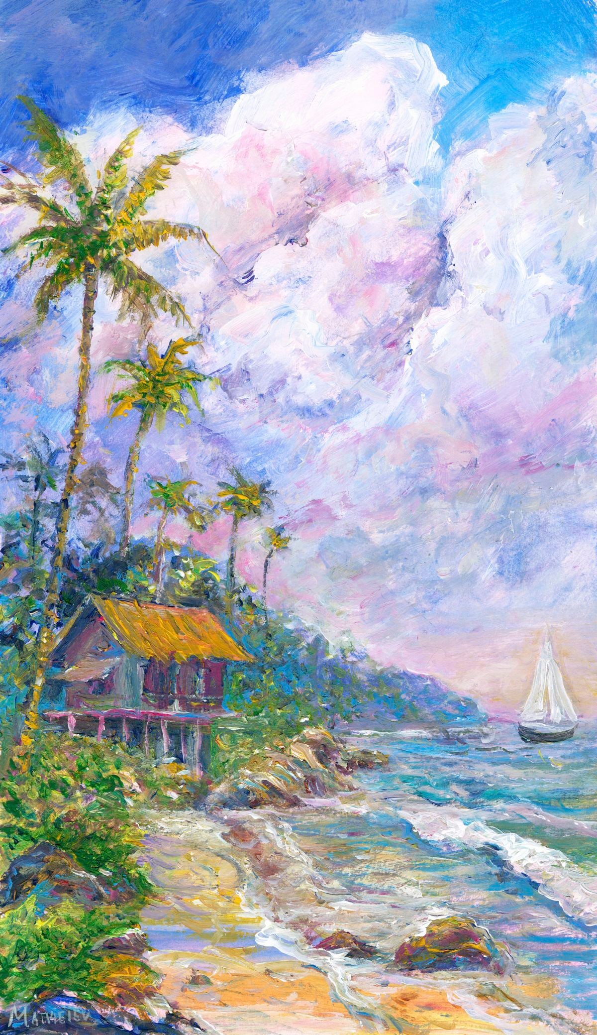 Andriy Matveev (Ukraine,b 1988) oil painting (1 of 12)