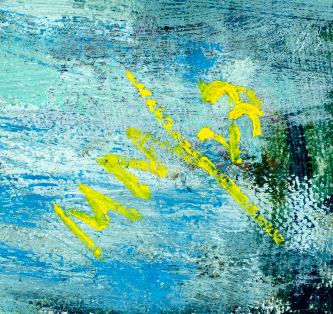 Antique early 20C American oil painting - 4