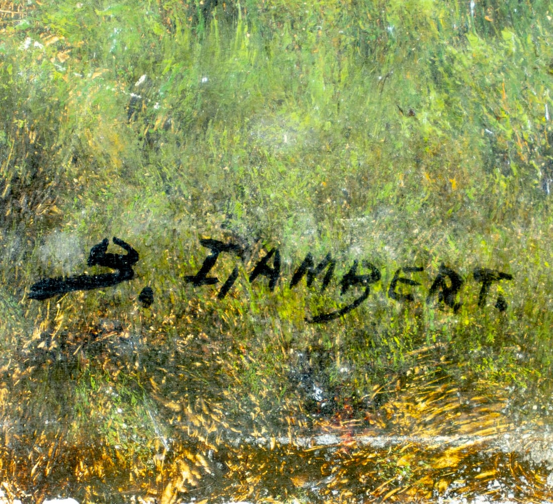 Karl Kaufmann (Germany,Austria,1843-1905) oil painting antique - 4