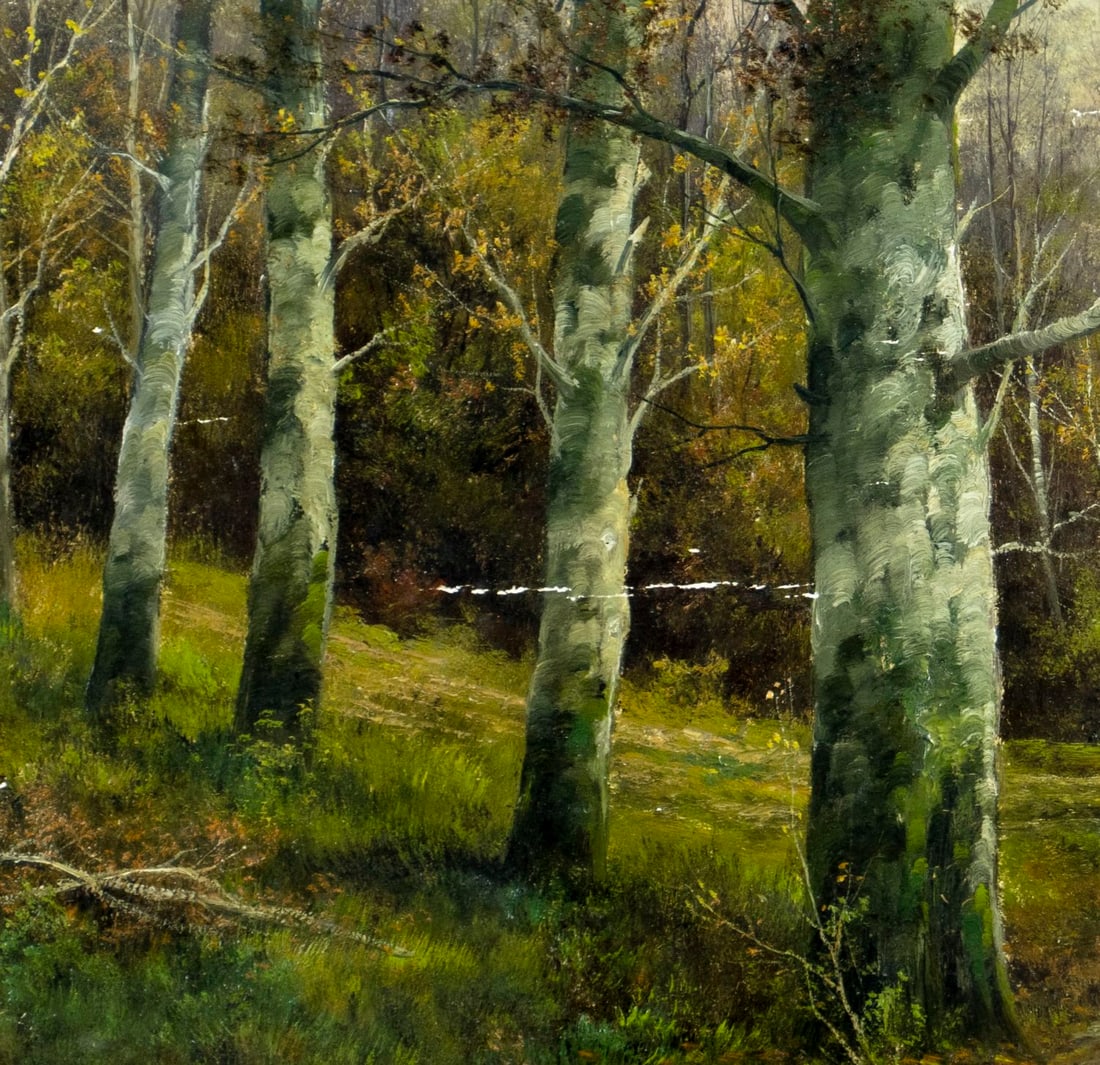 Karl Kaufmann (Germany,Austria,1843-1905) oil painting antique - 6