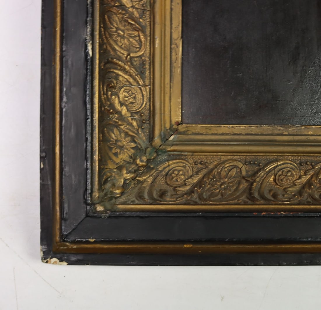 Antique 18/19C American oil painting - 10